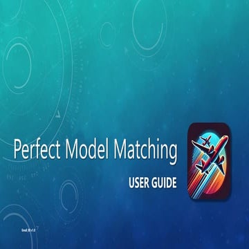 Model Matching Presentation - This Will show you the benifits of using ...
