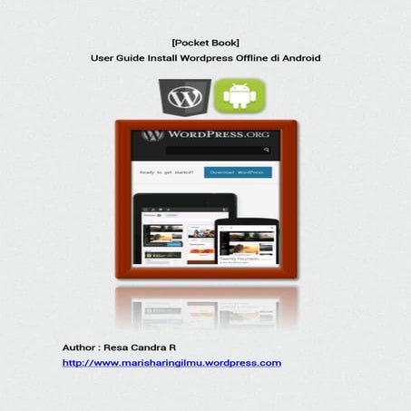 User guide install wordpress offline di android