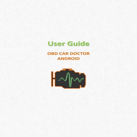 User guide OBD Car Doctor Android App