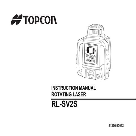 user_information.pdf láser Topcon manual | PDF