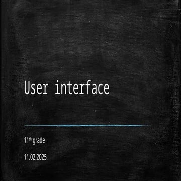User interface presentation for esl students learning IT
