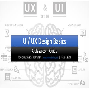 User interface and user experience ui ux design basics | PDF
