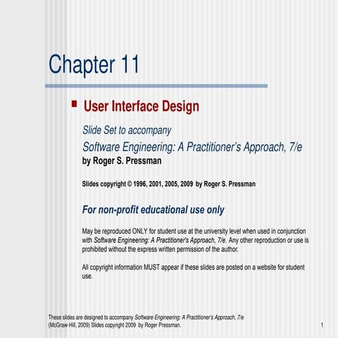 user interface design.ppt in software engineering