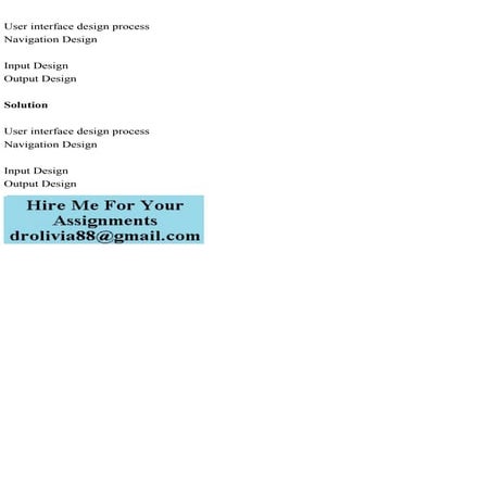 User interface design processNavigation DesignInput DesignOu.pdf