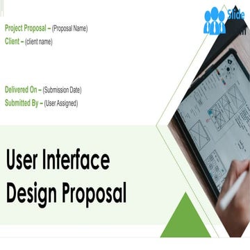User Interface Design Proposal Powerpoint Presentation Slides