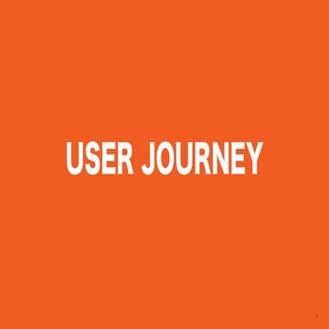 User journey