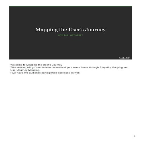 Mapping the User's Journey - Connectaha 2019