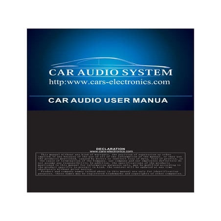 bmw e46 navigation system user manual from Cars-electronics.com