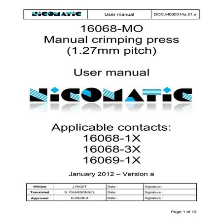 Crimping Guidelines | PDF