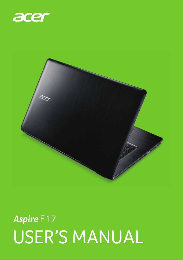 User manual acer notebook