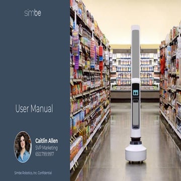 User Manual | Caitlin Allen | Simbe SVP of Market | PDF