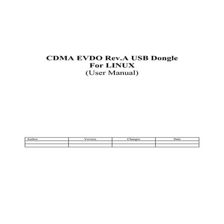 User manual for linux