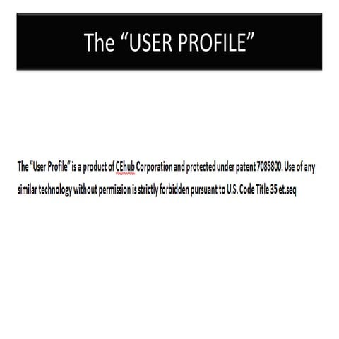 User Profile | PPTX