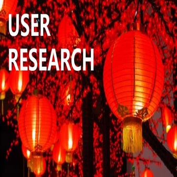 User research