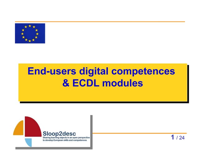 End-users digital competences & ECDL