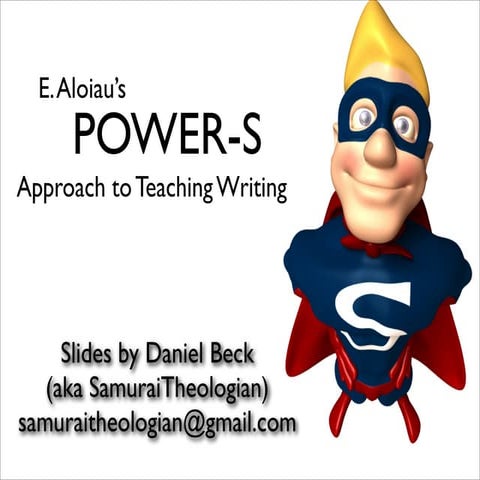 106 slides 2 2013: Writing as Thinking | PPT