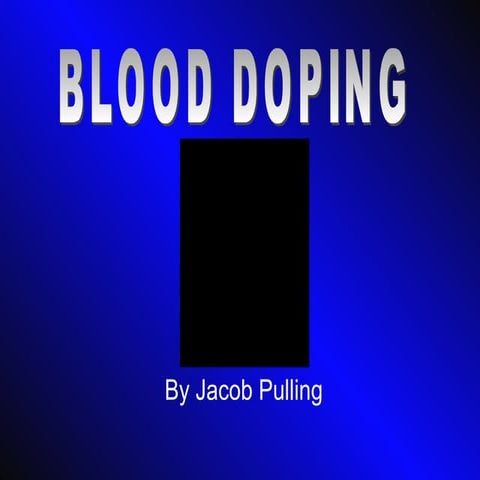 Blood Doping