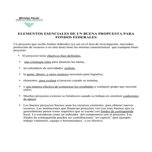 Elementos Esenciales por Margaret Krome, Michael Fields Agricultural Institute