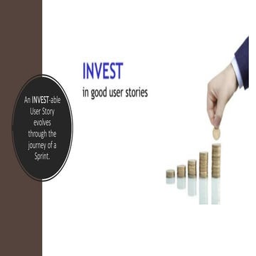 INVEST in good user stories