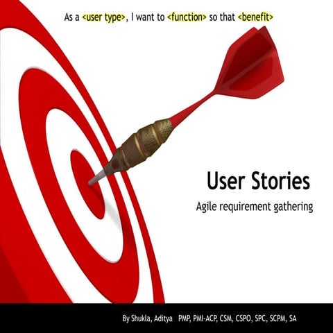 User stories explained