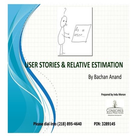 User stories & relative estimation