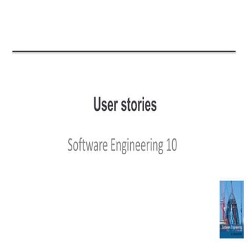 User stories