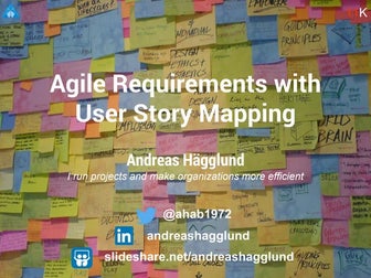 Agile Requirements with User Story Mapping