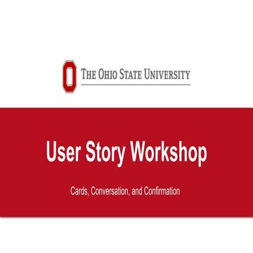 User Story Workshop