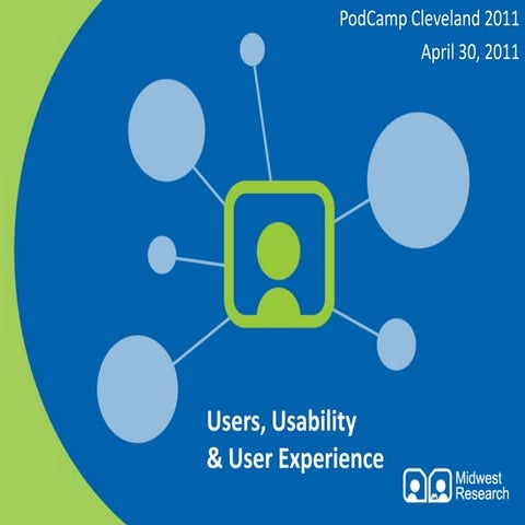Users, Usability & User Experience - at PodCamp Cleveland 2011
