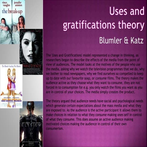 Uses and gratifications theory (1)