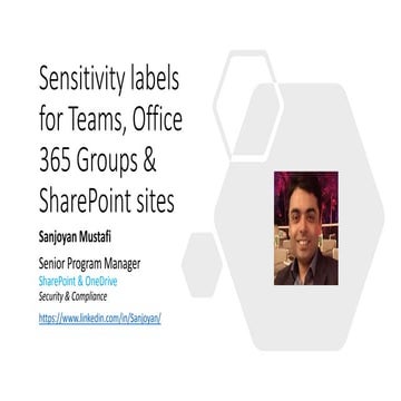 Sensitivity labels for Teams, Microsoft 365 Groups & SharePoint Sites