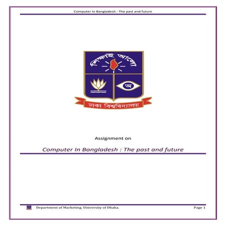 Uses of computers in bangladesh | PDF