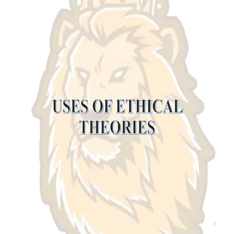 Uses of ethical theories in professional ethics