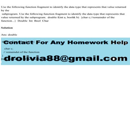 Use the following function fragment to identify the data type that r.pdf