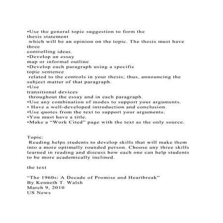 •Use the general topic suggestion to form the thesis statement.docx