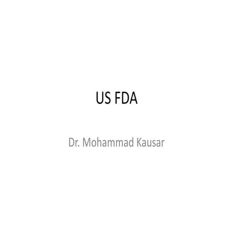 US FDA Medical Device or Equipment