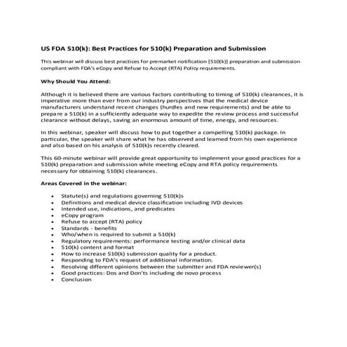 Us fda 510