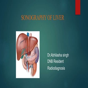 Ultrasonography of liver