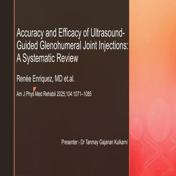 Ultrasound Guided Injections - Upper Extremity | PDF