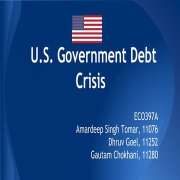 U.S. government debt crisis 2013