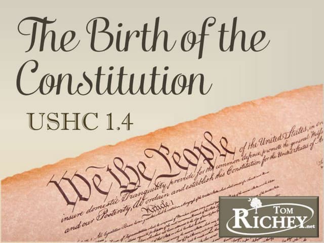 The Birth of the Constitution (USHC...
