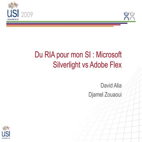 USI 2009 - Du RIA pour SI