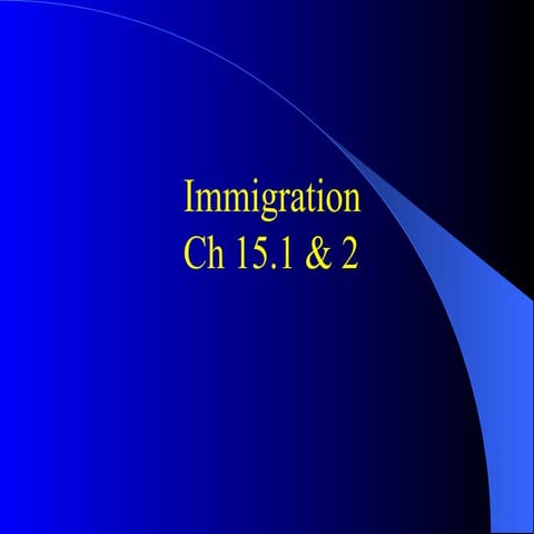 Us immigration | PPT image.