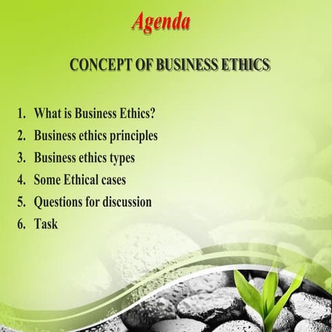 Business ethics concept in Business mnagement