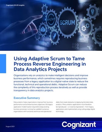 Using Adaptive Scrum to Tame Process Reverse Engineering in Data Analytics Pr...