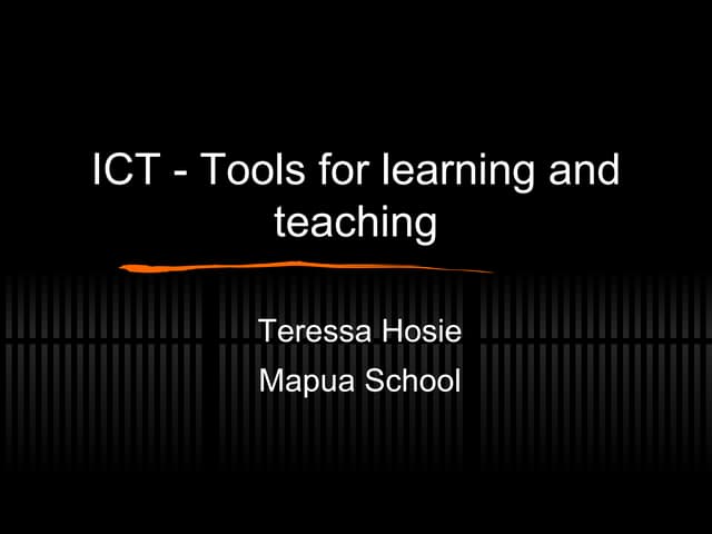Using ICT