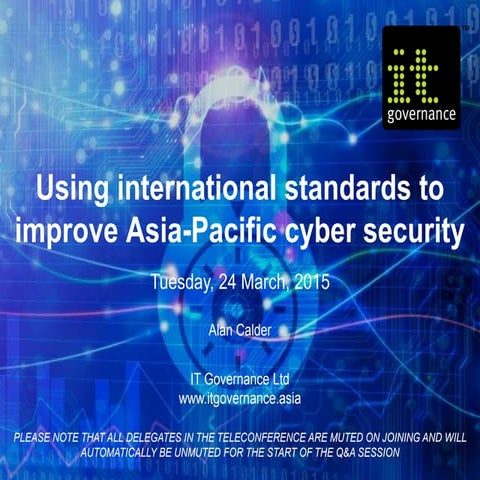 Using international standards to improve Asia-Pacific cyber security