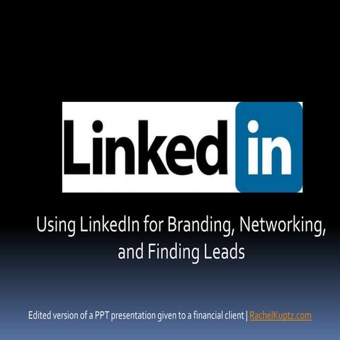 Using LinkedIn To Find Leads