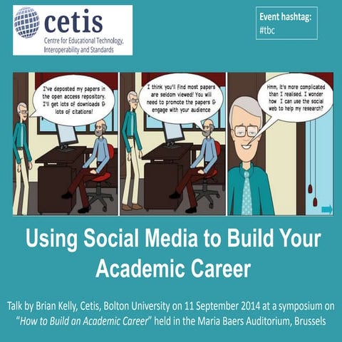 Using social media to build your academic career