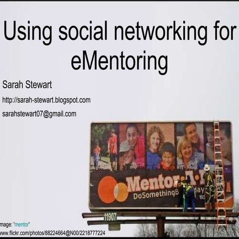 Using Social Networking For Ementoring